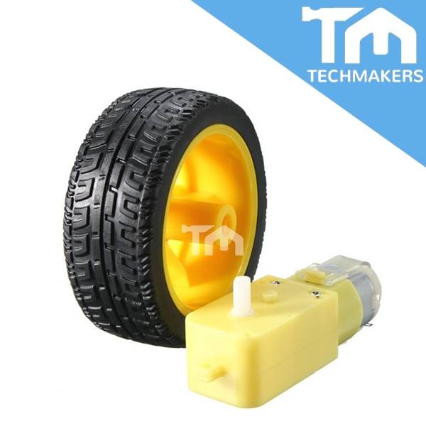 N20 Mini /Yellow Smart Car Robot 3V6V DC Motor with Gear Set (TT Motor